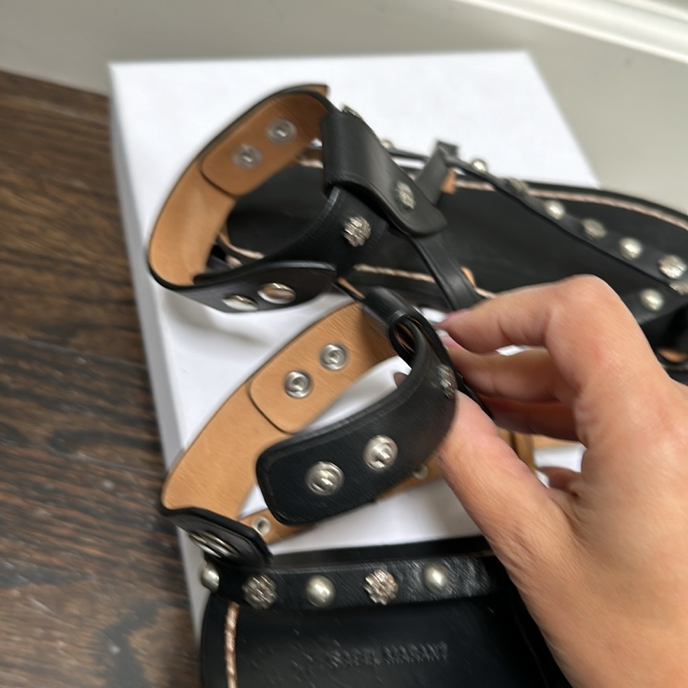 ISABEL MARANT BLK sandals - Picture 7 of 11